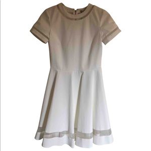 Alice & Olivia short sleeve fit and flare mini